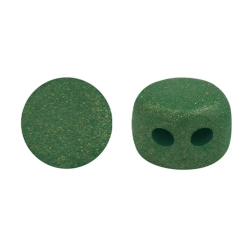 4x3mm Kalos® beads by Puca® - Trendy Fern Green Mat x10g