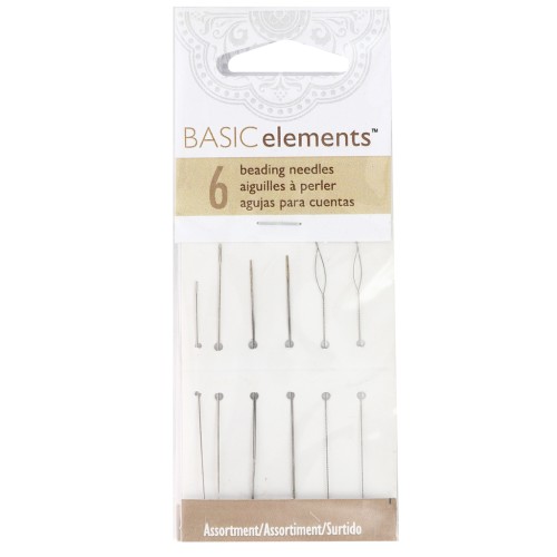 Beading needles - Mix of needles - reformable and split eye - Steel x1