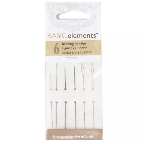 Beading needles - Mix of needles - reformable and split eye - Steel x1