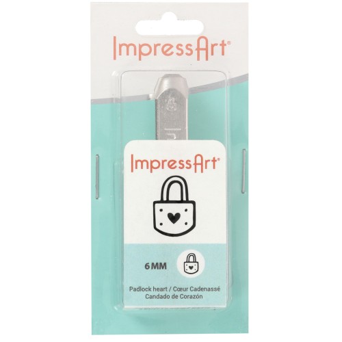 6mm ImpressArt Punch - Padlock x1