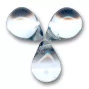 Drops 14x20mm Crystal  x4