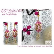 2x5mm Glass beads Piros® by Puca® - Riviera Mocca x10g