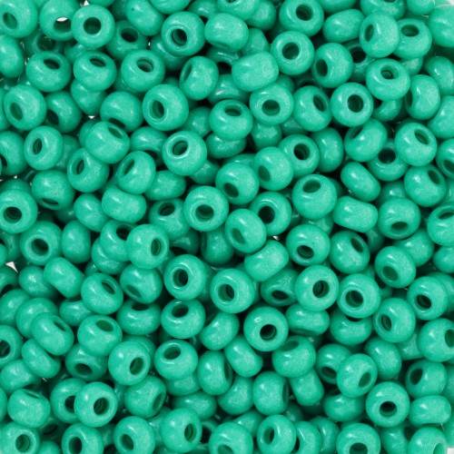 Preciosa Seed Beads 8/0 3 mm - Terra Intensive - Dark Green x 20 g