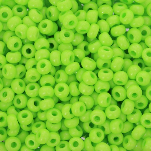 Preciosa Seed beads 8/0 3 mm - Terra Intensive - Green x20g