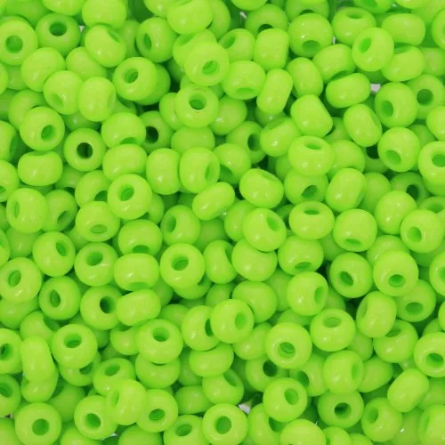 Preciosa Seed Beads 8/0 3 mm - Terra Intensive - Green x20g