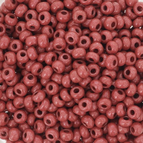 Preciosa Seed beads 8/0 3 mm - Terra Intensive - Brown x20g