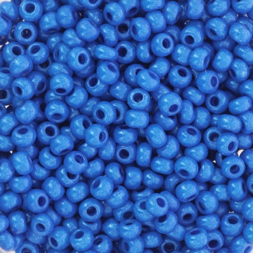 Preciosa Seed beads 8/0 3 mm - Terra Intensive - Blue x20g