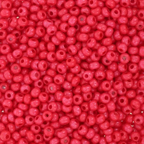 Preciosa Seed Beads 11/0 2 mm - Terra Intensive - Red x20g
