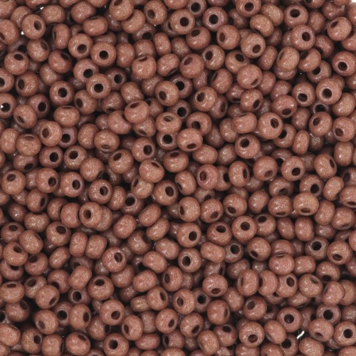 Preciosa Seed beads 11/0 2 mm - Terra Intensive - Dark Brown x20g