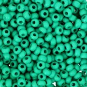 Preciosa Seed Beads 8/0 3 mm - Terra Intensive - Dark Green Matte x20g