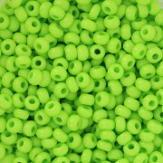 Preciosa Seed Beads 8/0 3 mm - Terra Intensive - Green Matte x 20 g