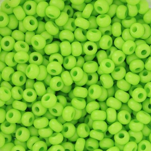 Preciosa Seed Beads 8/0 3 mm - Terra Intensive - Green Matte x 20 g