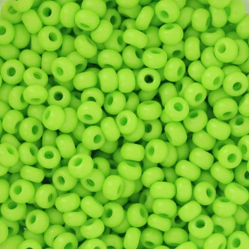 Preciosa Seed Beads 8/0 3 mm - Terra Intensive - Green Matte x 20 g