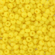 Preciosa Seed Beads 8/0 3 mm - Terra Intensive - Yellow Matte x20g