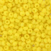 Preciosa Seed Beads 8/0 3 mm - Terra Intensive - Yellow Matte x20g