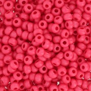 Preciosa Seed Beads 8/0 3 mm - Terra Intensive - Red Matte x20g