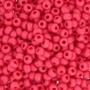 Preciosa Seed Beads 8/0 3 mm - Terra Intensive - Red Matte x20g