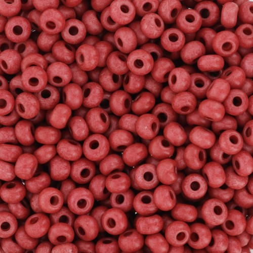 Preciosa Seed Beads 8/0 3 mm - Terra Intensive - Matte Brown x20g