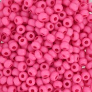 Preciosa Seed beads 8/0 3 mm - Terra Intensive - Pink Mat x20g