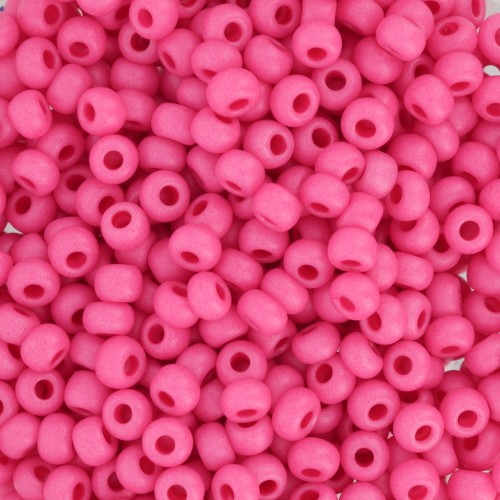 Preciosa Seed Beads 8/0 3 mm - Terra Intensive - Pink Matte x20g