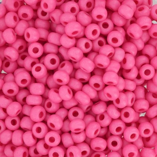 Preciosa Seed Beads 8/0 3 mm - Terra Intensive - Pink Matte x20g