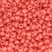 Preciosa Seed Beads 8/0 3 mm - Terra Intensive - Matte Orange x20g