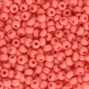 Preciosa Seed Beads 8/0 3 mm - Terra Intensive - Matte Orange x20g