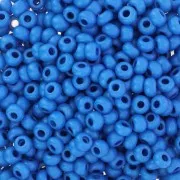 Preciosa Seed beads 8/0 3 mm - Terra Intensive - Blue Mat x20g