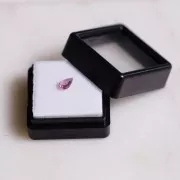 6.2x3.9mm Pear-cut Padparadscha sapphire - 0.45 cts x1