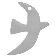 15x10mm Stainless steel 304L Bird charm by Perles& Co x1|raw }}