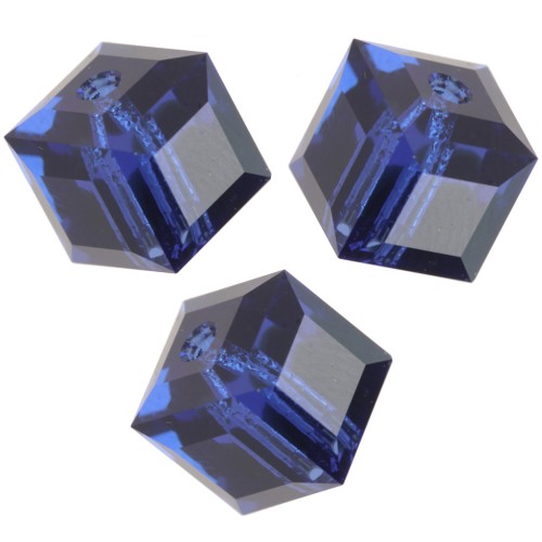8mm PureCrystal 5601 cubes - Reinvented Dark Sapphire x1