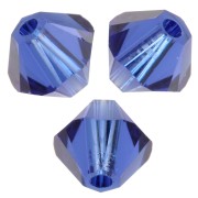 4mm PureCrystal 5328 crystal bicones - Reinvented Dark Sapphire x50|raw }}