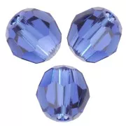 Beads - 4mm Round beads PureCrystal 5000 - Reinvented Dark Sapphire x20 4mm Round beads PureCrystal 5000 - Reinvented Dark Sapphire x20