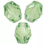 Beads - Olives Briolettes PureCrystal 5044 perles olives 5x4 mm - Reinvented Peridot x10 Olives Briolettes PureCrystal 5044 perles olives 5x4 mm - Reinvented Peridot x10