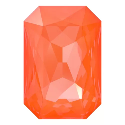 27x18.5mm PureCrystal 4627 Cabochon - Crystal Electric Orange Ignite x1
