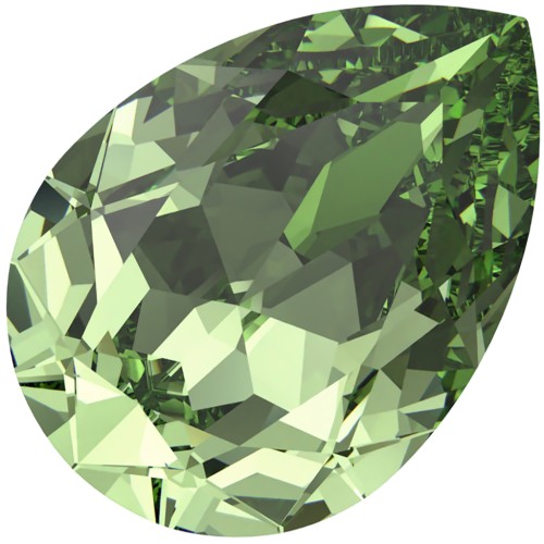 18x13mm PureCrystal 4320 Cabochon - Reinvented Peridot x1