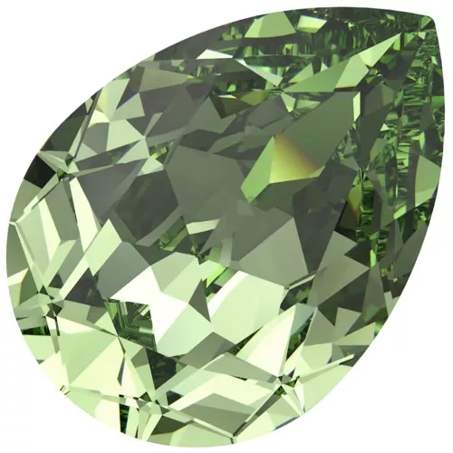 8x6mm PureCrystal 4320 Cabochon - Reinvented Peridot x1