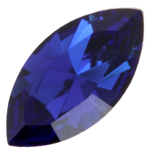 10x5mm PureCrystal 4228 navette - Reinvented Dark Sapphire x1