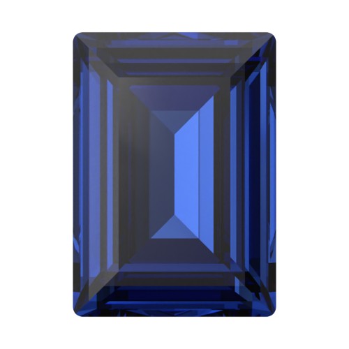 14x10mm PureCrystal 4527 Cabochon - Reinvented Dark Sapphire x1