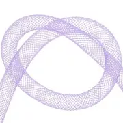 In mesh 6.5mm Violet x 3 m