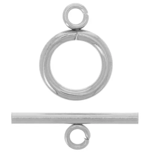 12mm 304L stainless steel T clasps for bracelet or necklace x10