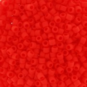 Miyuki Delica 11/0 DB0757 - Matte Opaque Vermillion Red