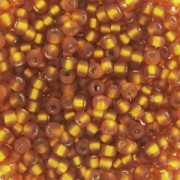 Miyuki Seed beads 11/0 2422F - Silver Lined Mat Topaz x8g|raw }}