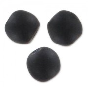 Round beads 4mm Jet Mat x50|raw }}