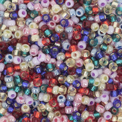 Seed beads Miyuki 11/0 - Rainbow Mix x8g