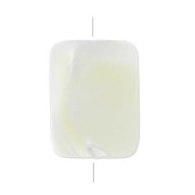 Mother-of pearl irregular Rectangle  15x10 mm Natural x1|raw }}