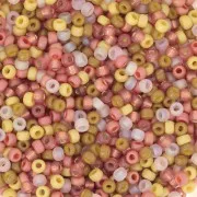 Pink - Seed beads mix Miyuki 11/0 - African Wind x8g Seed beads mix Miyuki 11/0 - African Wind x8g