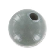 Polaris round bead Opaque  8mm Dark Grey x1|raw }}