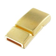 Magnetic clasp 28x14 mm for 10mm Lace fine Gold plated x1|raw }}