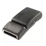 Magnetic clasp 28x14 mm for 10mm Lace black nickel x1
